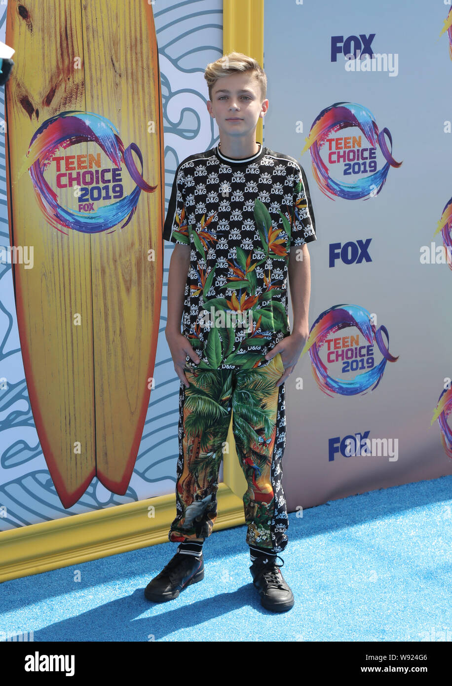 11 août 2019, Hermosa Beach, CA, USA : 11 août 2019 - Hermosa Beach, Californie - Avi Angel. FOX's Teen Choice Awards 2019 tenue à Hermosa Beach Pier. Crédit photo : PMA/AdMedia (crédit Image : © PMA/AdMedia via Zuma sur le fil) Banque D'Images