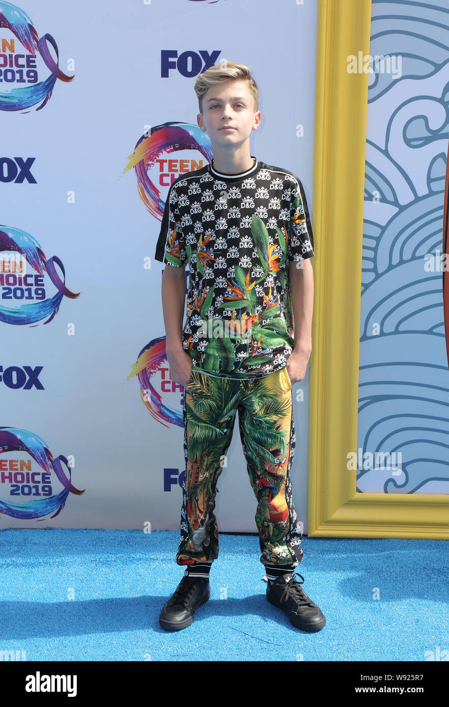 11 août 2019, Hermosa Beach, CA, USA : 11 août 2019 - Hermosa Beach, Californie - Avi Angel. FOX's Teen Choice Awards 2019 tenue à Hermosa Beach Pier. Crédit photo : PMA/AdMedia (crédit Image : © PMA/AdMedia via Zuma sur le fil) Banque D'Images