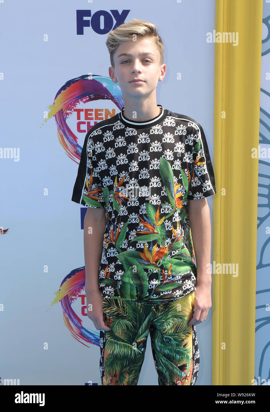 11 août 2019, Hermosa Beach, CA, USA : 11 août 2019 - Hermosa Beach, Californie - Avi Angel. FOX's Teen Choice Awards 2019 tenue à Hermosa Beach Pier. Crédit photo : PMA/AdMedia (crédit Image : © PMA/AdMedia via Zuma sur le fil) Banque D'Images