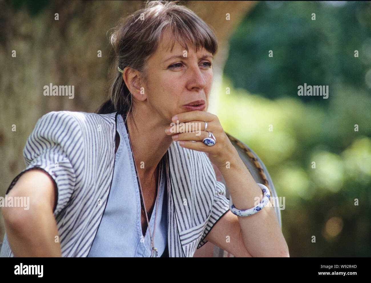 Suzanne Osten 1989 Théâtre suédois directeur et fondateur de l'UNGA Klara à Stockholm Stadsteater Banque D'Images