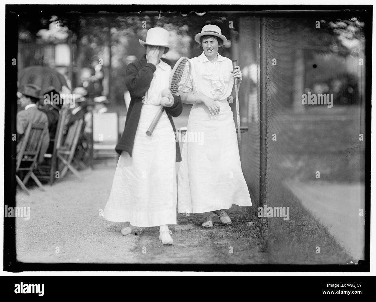 ALLEN, MISS DESHA. Tournoi de tennis Banque D'Images