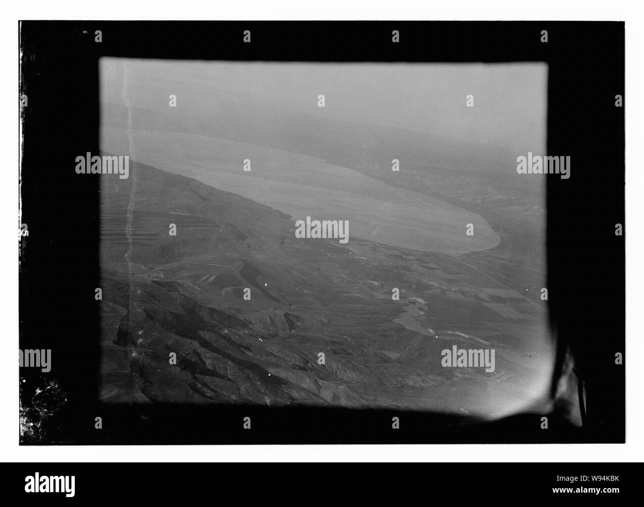 Des photos aériennes, de la mer de Galilée et Jerus. c.-à-d., Jérusalem, la Jordanie R. c.-à-d., rivière, Amman Banque D'Images