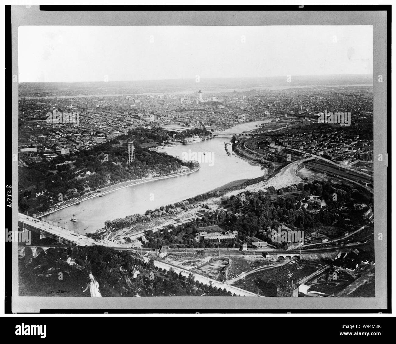 Vue aérienne de Philadelphie, Pennsylvanie Banque D'Images