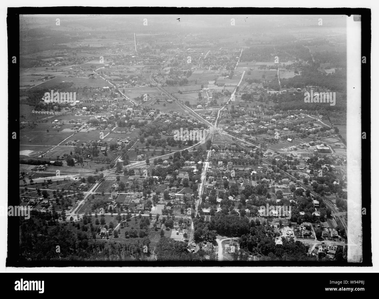 Vue d'avion sur Clarendon Banque D'Images