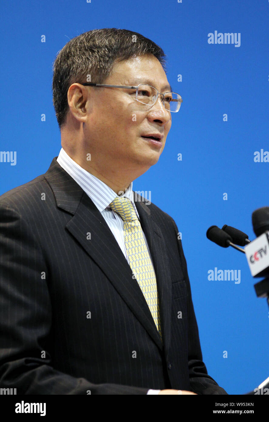 Li Lihui Li Lihui, Président de la Banque de Chine (BOC), prononce un discours ...