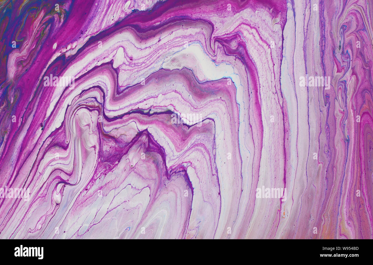 Résumé Contexte L'effet marbré. violet, rose et blanc couleurs créatives Banque D'Images