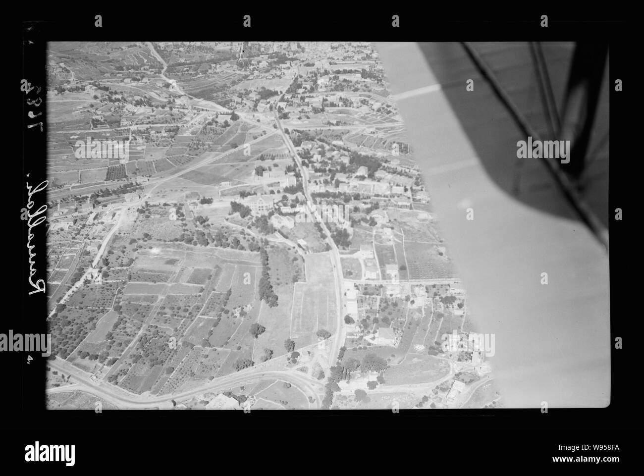 Vues de l'air. Ramallah Banque D'Images