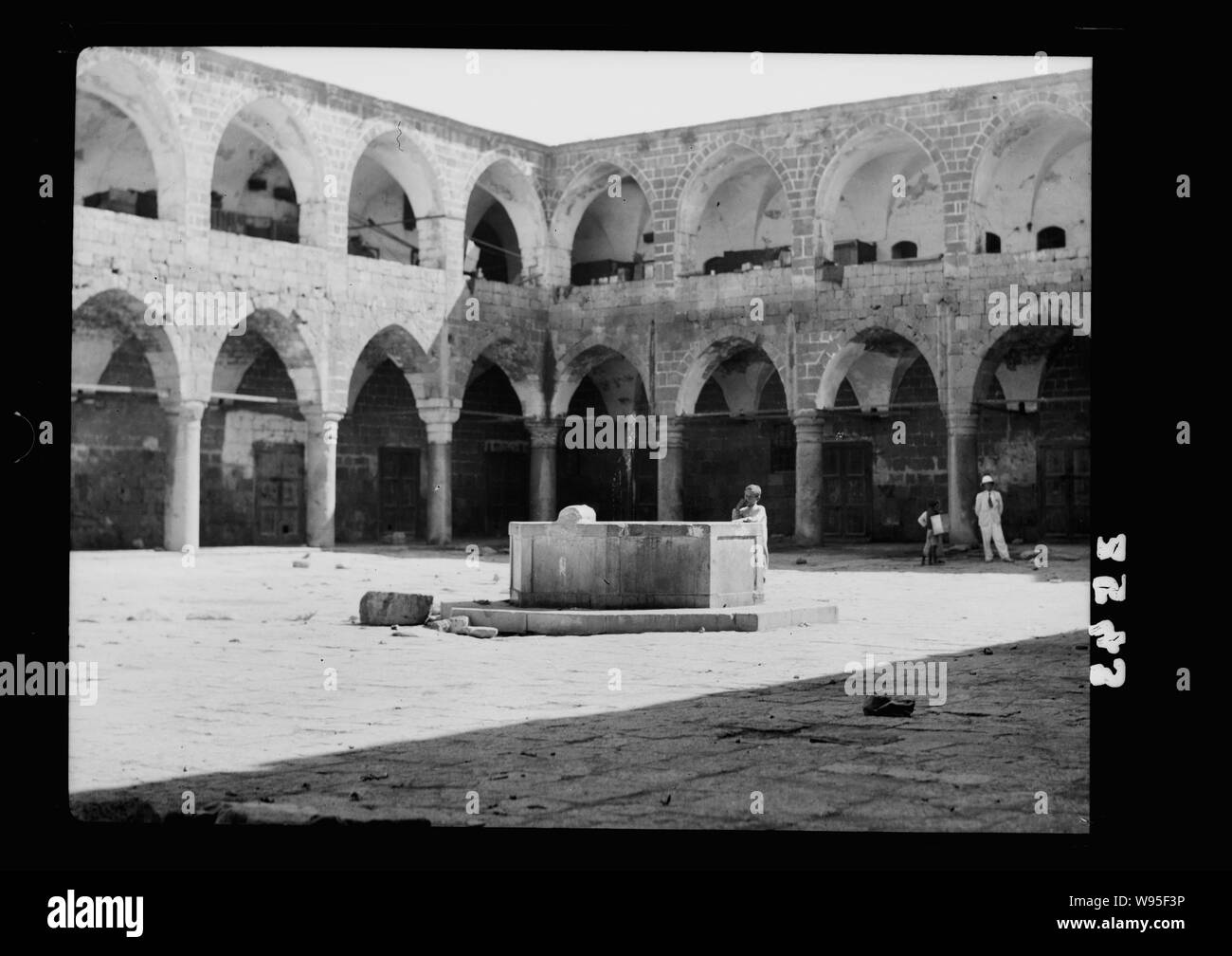 Acre (Akka, CACVO). L'Acre. Un vieux Khan. Peut-être reconstruites à partir de l'époque Romaine Banque D'Images