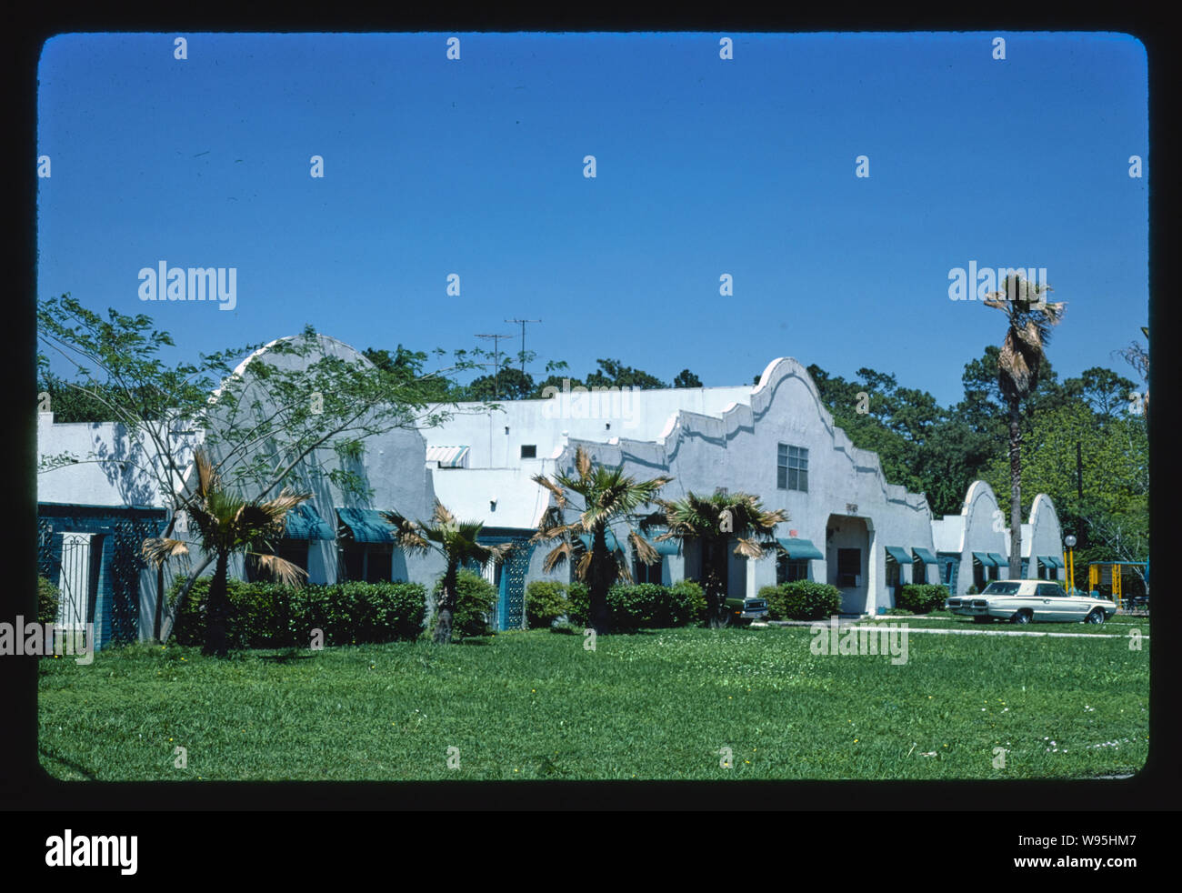Alamo Plaza Motor Hotel, Houston, Texas Banque D'Images