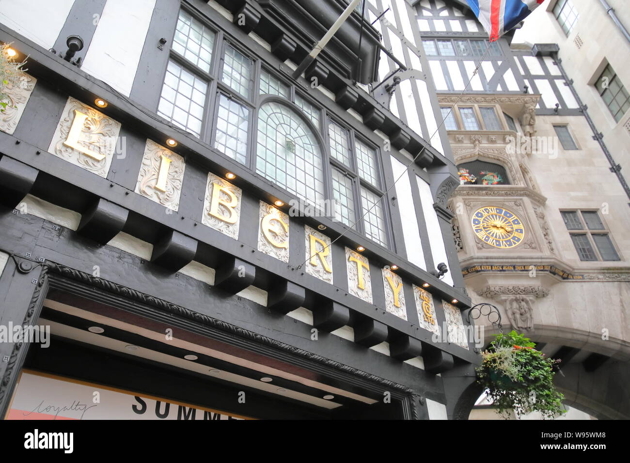 Centre commercial Liberty Oxford Circus cityscape London UK Banque D'Images