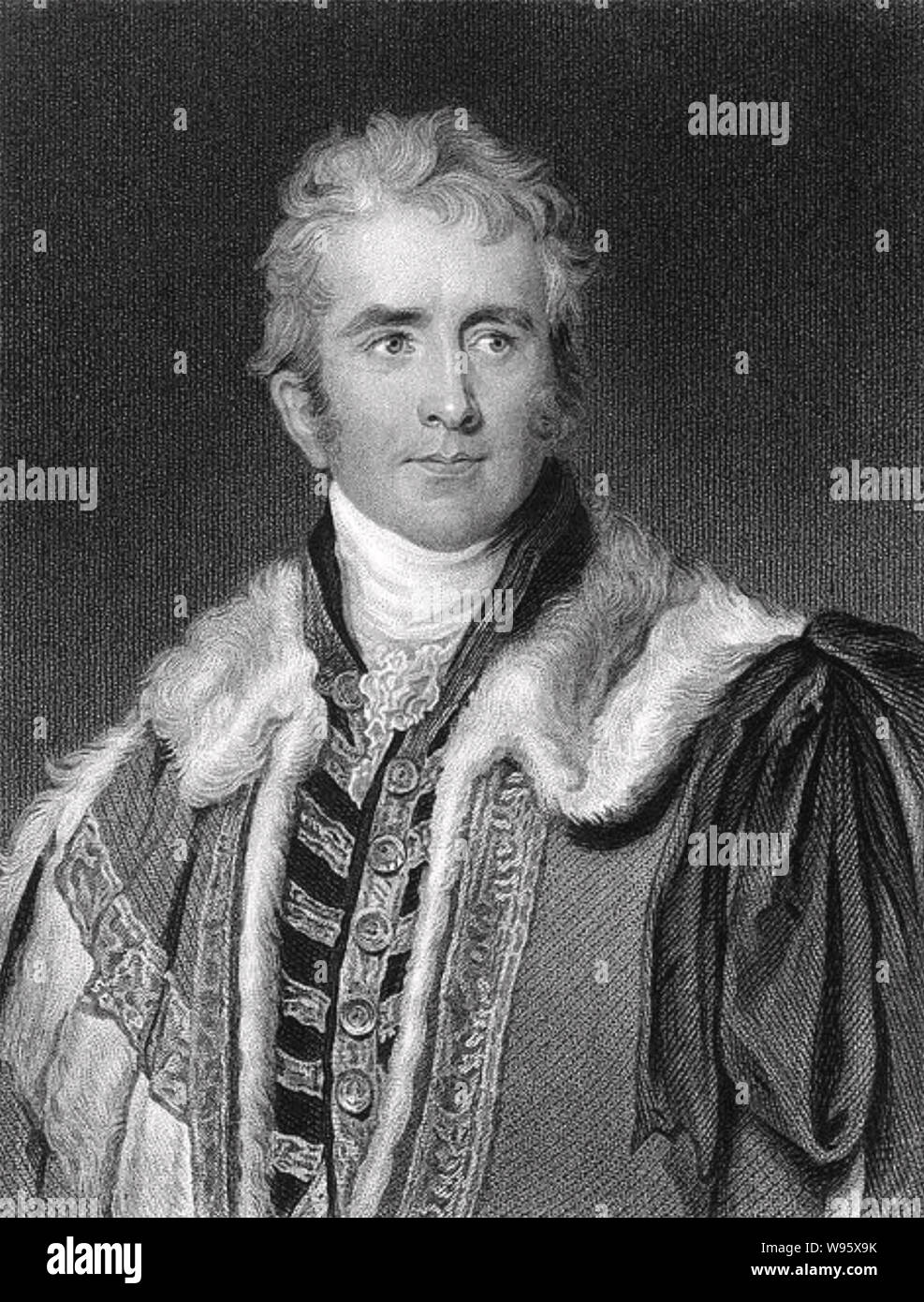 WILLIAM PITT AMHERST (1773-1857) diplomate britannique et gouverneur général de l'Inde Banque D'Images