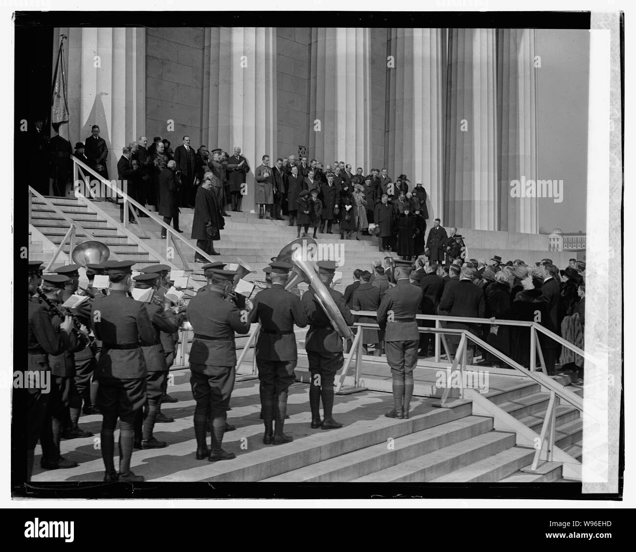 Am. Legion at Lincoln Mem., 2/12/23 Banque D'Images Am. Legion at Lincoln Mem., 2/12/23 Banque D'Images
