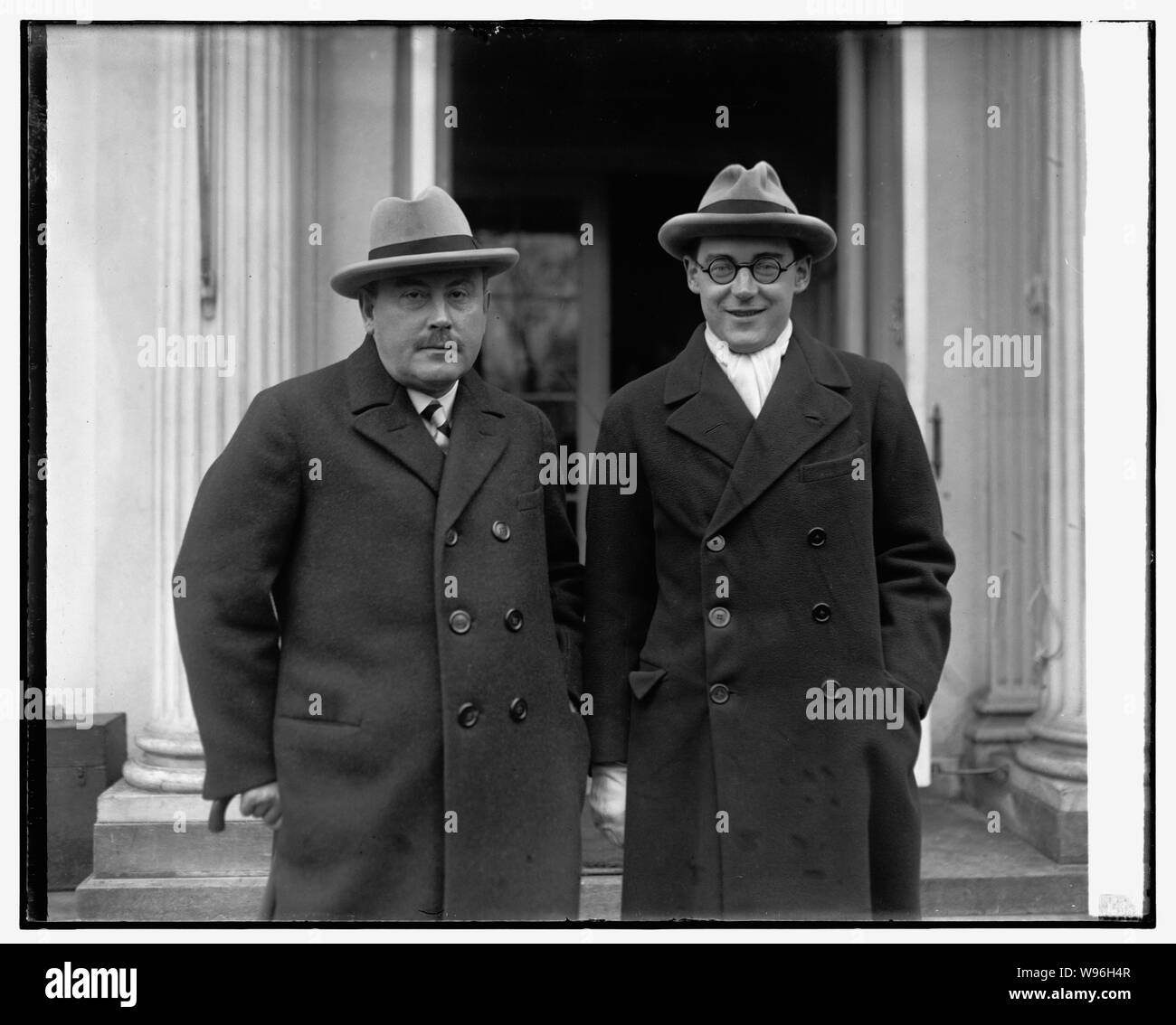 L'Amb. Von Maltzhan & Prince Otto Bismarck, 12/3/25 Banque D'Images