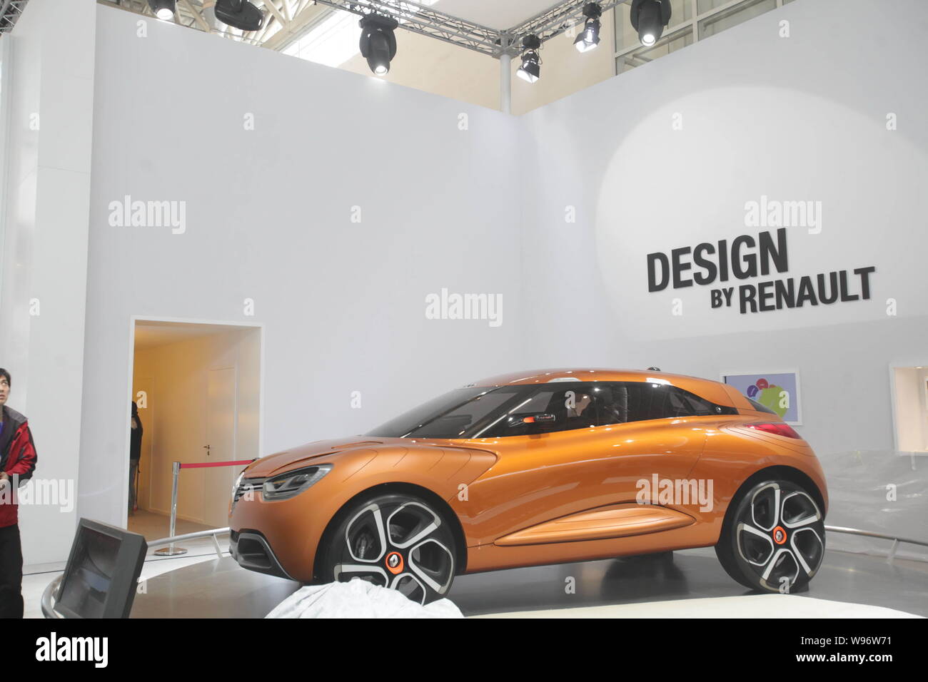 Une Renault Captur concept car est sur l'affichage lors de la 12e exposition Internationale Automobile de Beijing, connu sous le nom de Auto China 2012, à Beijing, Chine, 2 Banque D'Images