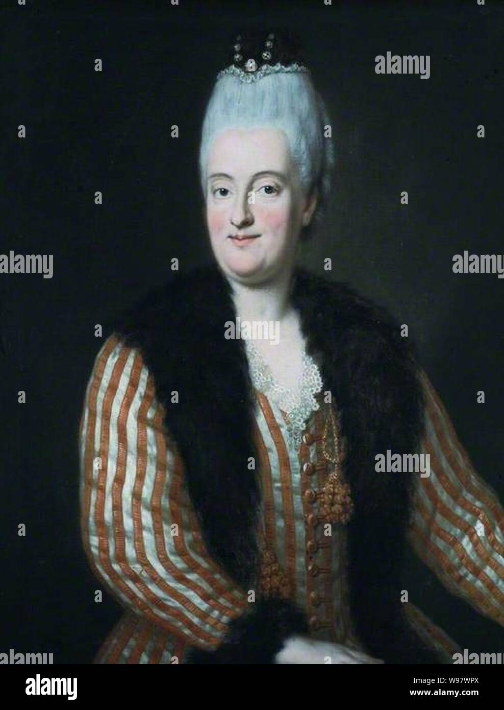 Desmarées - Maria Anna Sophia de Saxe Banque D'Images