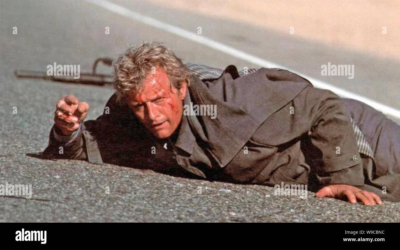 L'HITCHER 1986 TriStar Pictures film avec Rutger Hauer Banque D'Images