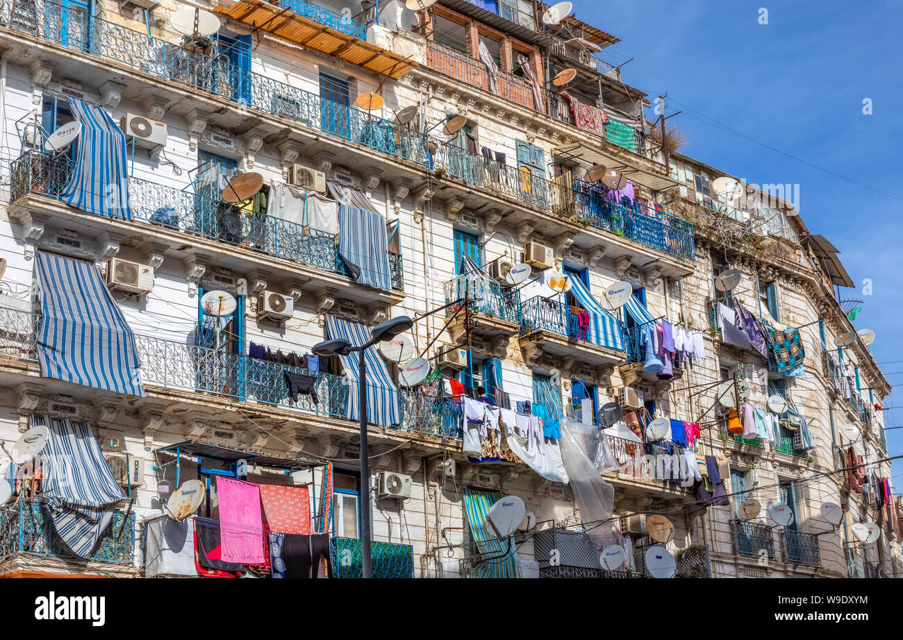 L'Algérie, Alger, Casbah, Alerg Street Banque D'Images