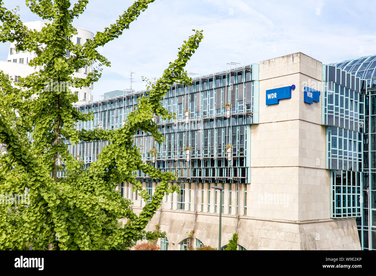 La station de télévision WDR à Düsseldorf - Allemagne Banque D'Images