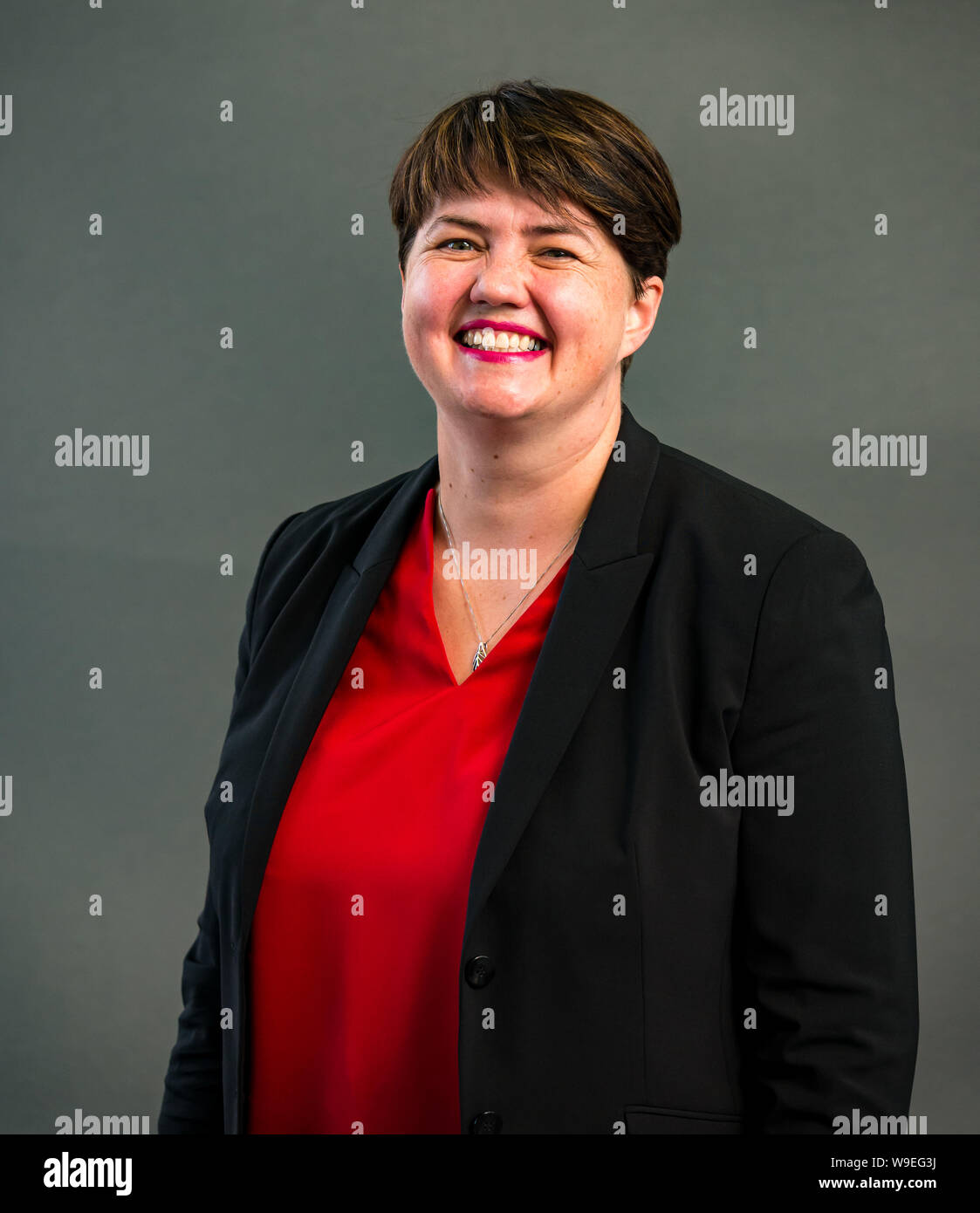 Édimbourg, Écosse, Royaume-Uni, 13 août 2019. Edinburgh International Book Festival. Sur la photo : Ruth Davidson, chef du parti conservateur écossais, fait son premier Festival du livre de l'examen des femmes qui ont inspiré son nouveau livre oui elle peut, un traité sur la puissance de femmes inspirantes Banque D'Images