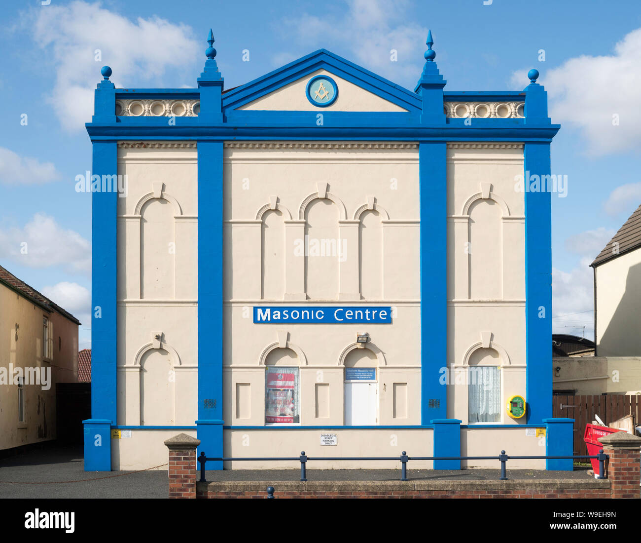 Seaham Hall ou centre maçonnique Co., Durham, England, UK Banque D'Images