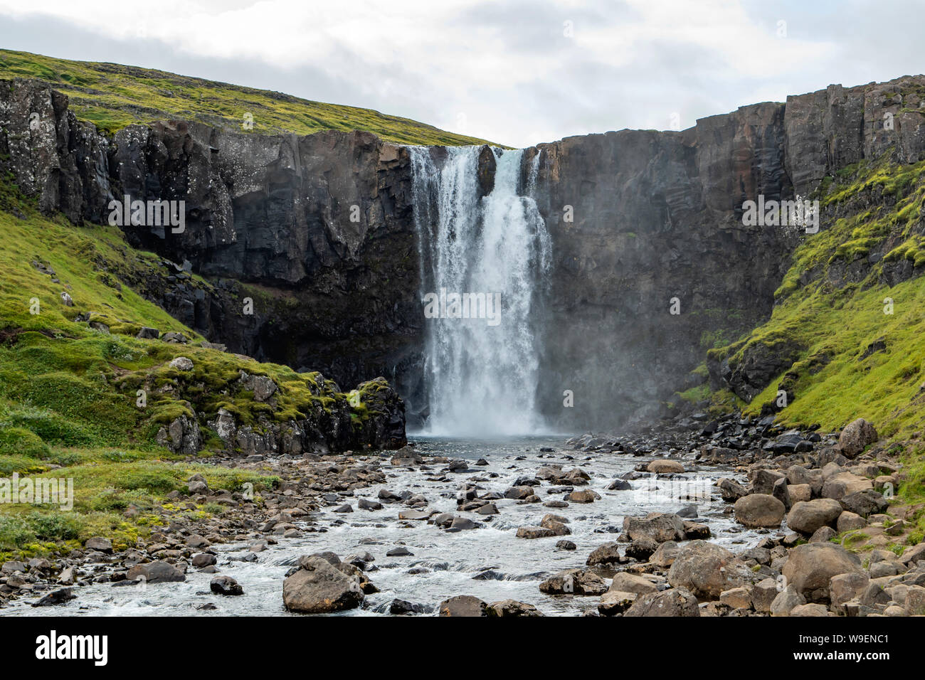 Gufufoss, près de Seydisfjordur, Islande Banque D'Images