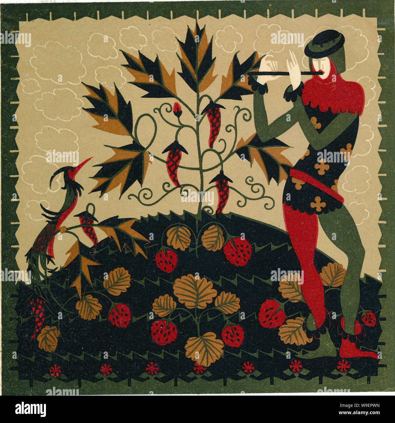 Beppe, Porcheddu oreiller design pattern Banque D'Images