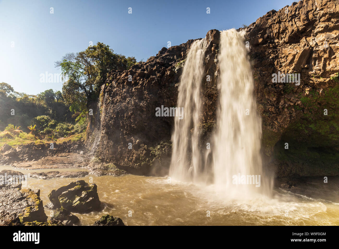 Chutes du Nil Bleu Tis Issat en Ethiopie, Afrique Banque D'Images