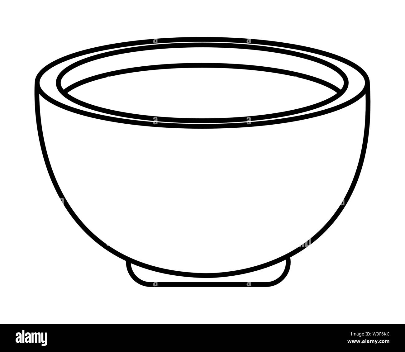 Bol à soupe asiatique cartoon en noir et blanc Image Vectorielle Stock - Alamy Bol à soupe asiatique cartoon en noir et blanc Image Vectorielle Stock - Alamy