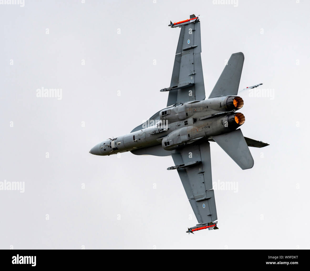 L'Armée de l'Air finlandaise F/A 18C Hornet au Royal International Air Tattoo 2019 Banque D'Images