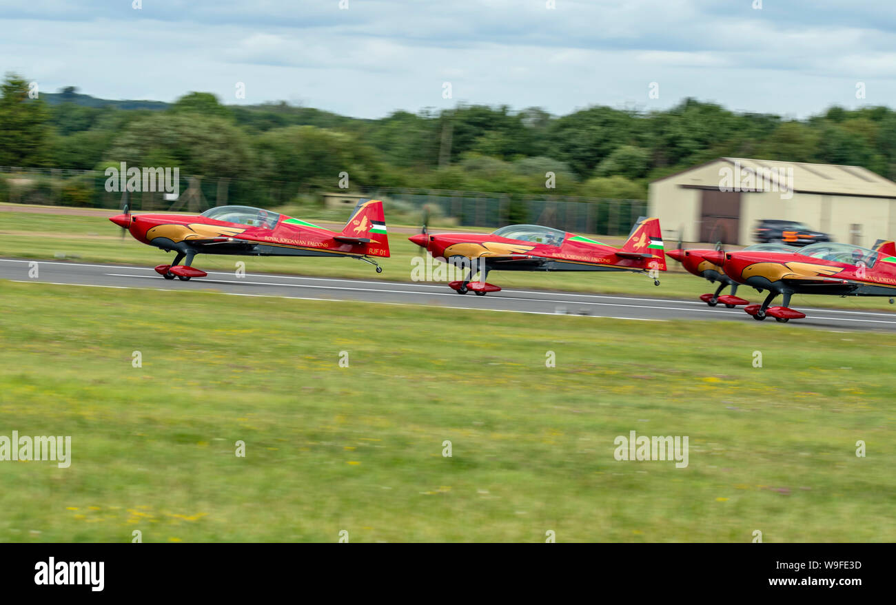 Falcons jordanien au Royal International Air Tattoo 2019 Banque D'Images