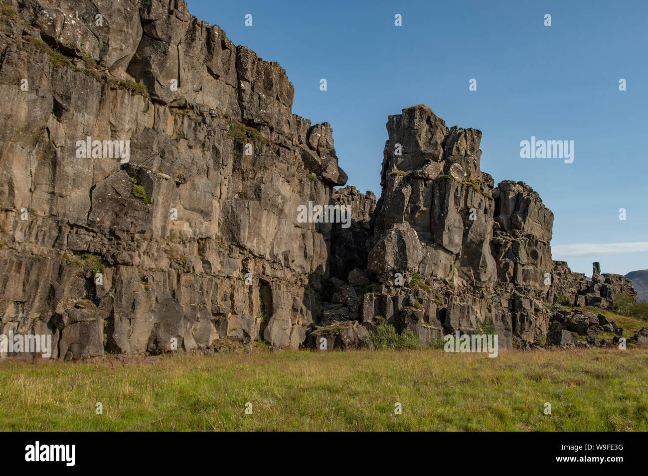 Stekkjarsja, le Parc National de Thingvellir, Islande Banque D'Images