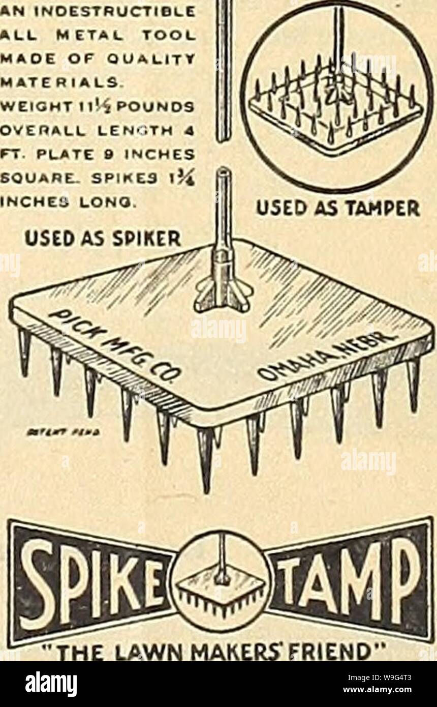 Image d'archive à partir de la page 110 de la Chalp 63e annuelle de jardin Currie's garden : annuel 63e année, le printemps 1938 curriesgardenann19dev. 4 Année : 1938 ( HOME GARDENER'S Test de sol Kit $2.00 le kit d'introduction idéale. Facile à utiliser. Tests pour l'azote, phos- phorus, la potasse et l'acidité. Donne toutes les informations essentielles à succès sur le gazon ou dans le jardin. Aide l'agriculteur deviennent plus grandes cultures. ScuflSe dHoes anglais importés Hoes 4 pouce 5 pouce 1,15 $ 1,00 1,25 pouces 6 poignées pour houes-meilleure qualité, très 60c'échauffourée Hoes en acier forgé, 6 in. avec manche long ElzyWear ffloves 1,25 $ Qarden ont toutes les fonctionnalités que vous voulez Banque D'Images