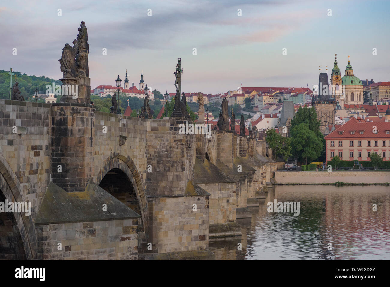Le Pont Charles, Prague, République Tchèque, Europe Banque D'Images