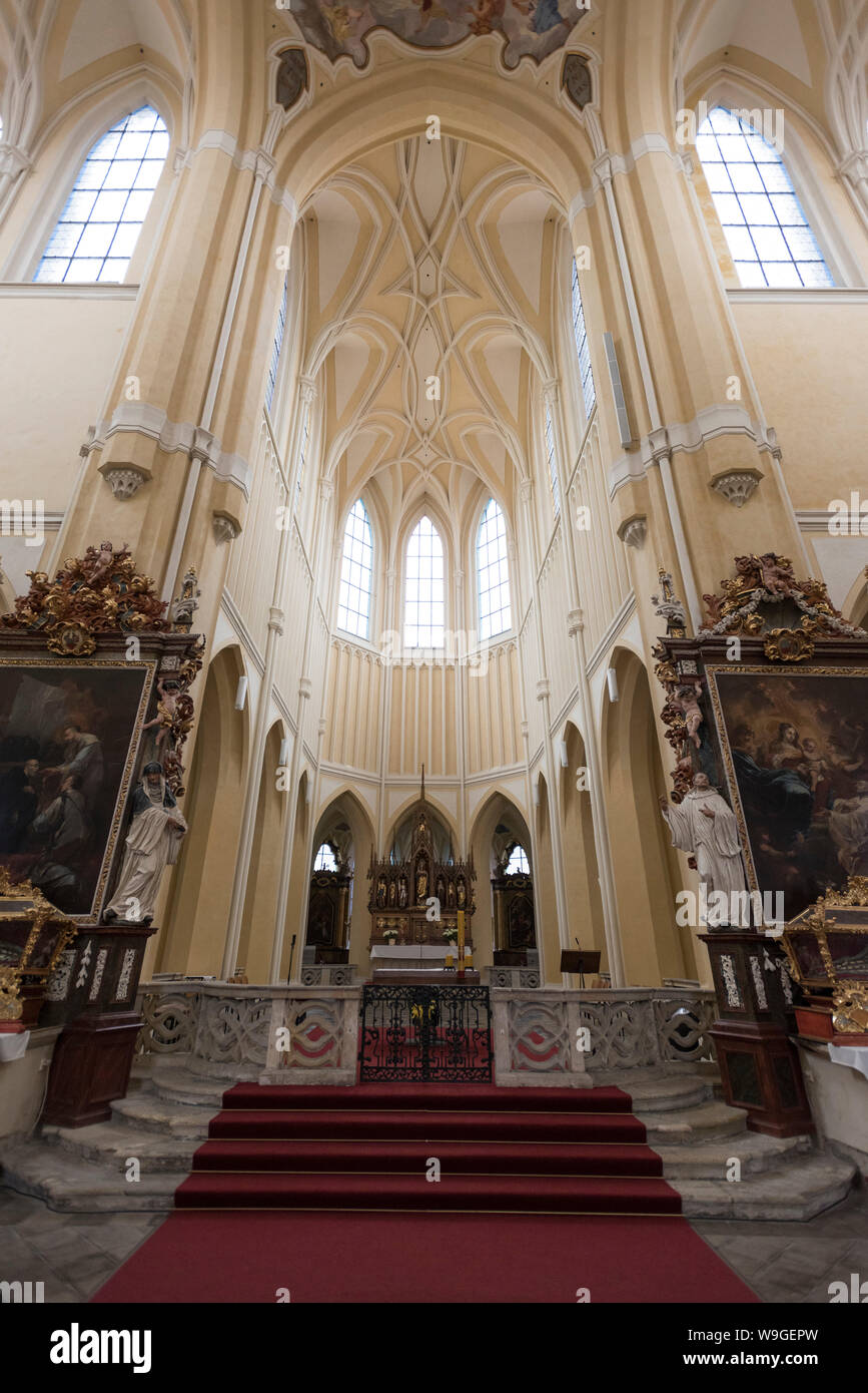 Cathédrale d'Assomption de Notre-Dame et Saint-Jean-Baptiste, Kutna Hora, République Tchèque, Europe Banque D'Images