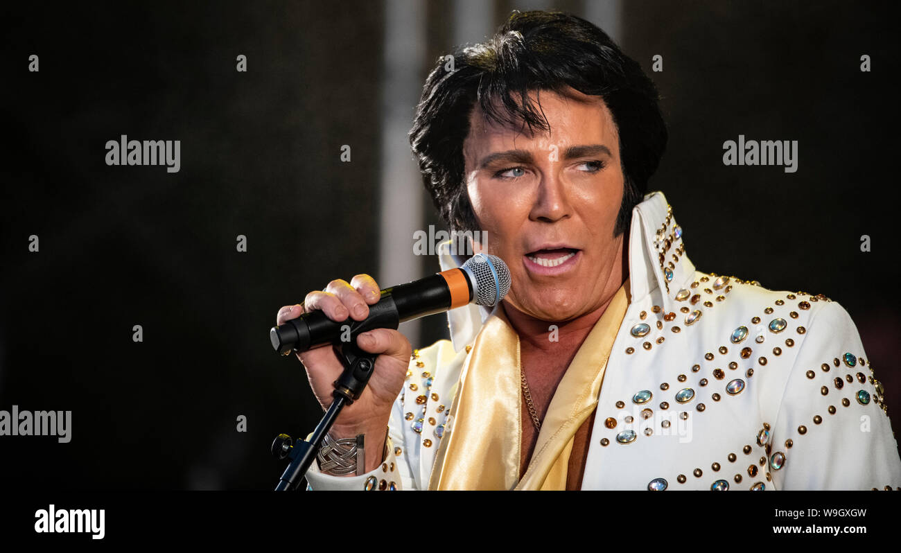 Gordon Hendricks aka Elvis Presley Banque D'Images