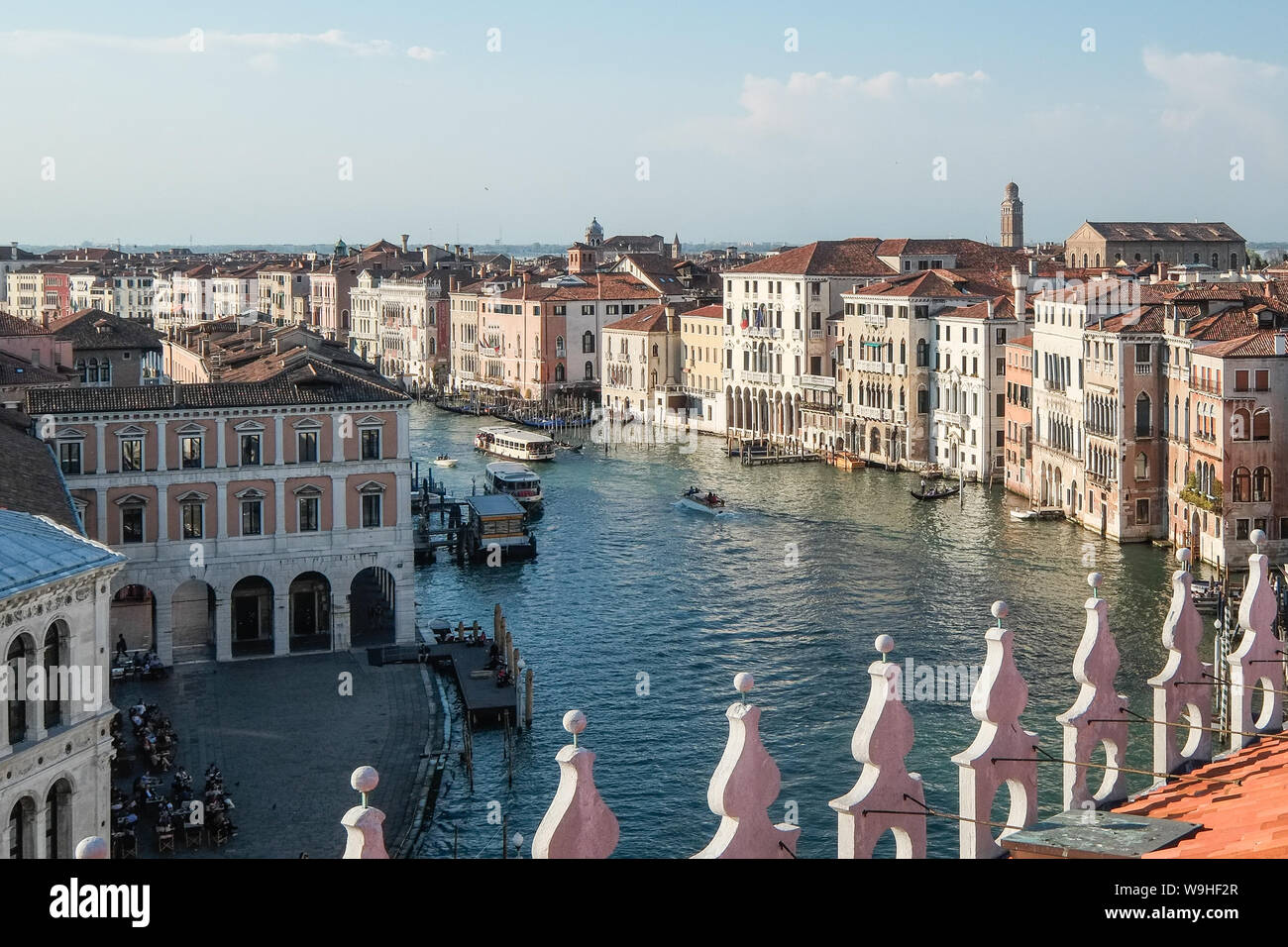 Il Canal Grande, le Grand Canal, Venise Banque D'Images