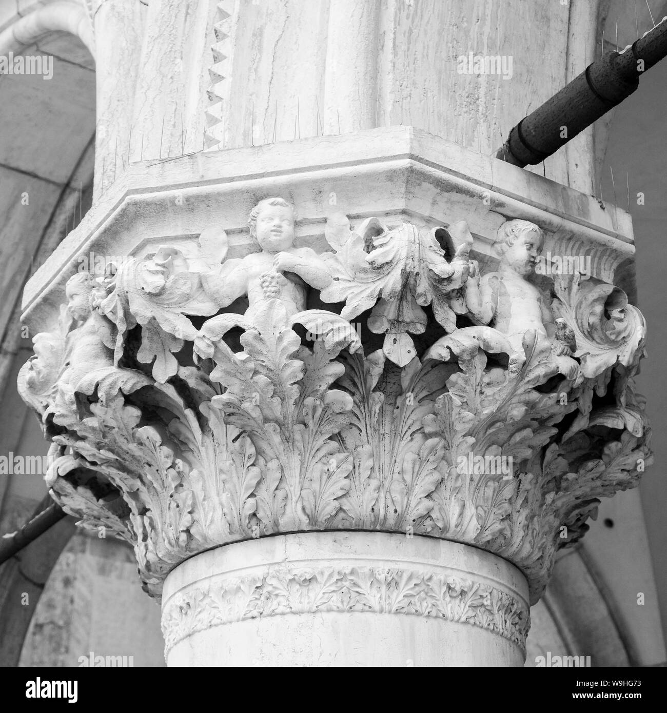 Il Palazzo Ducale, le palais des Doges, à Venise Banque D'Images