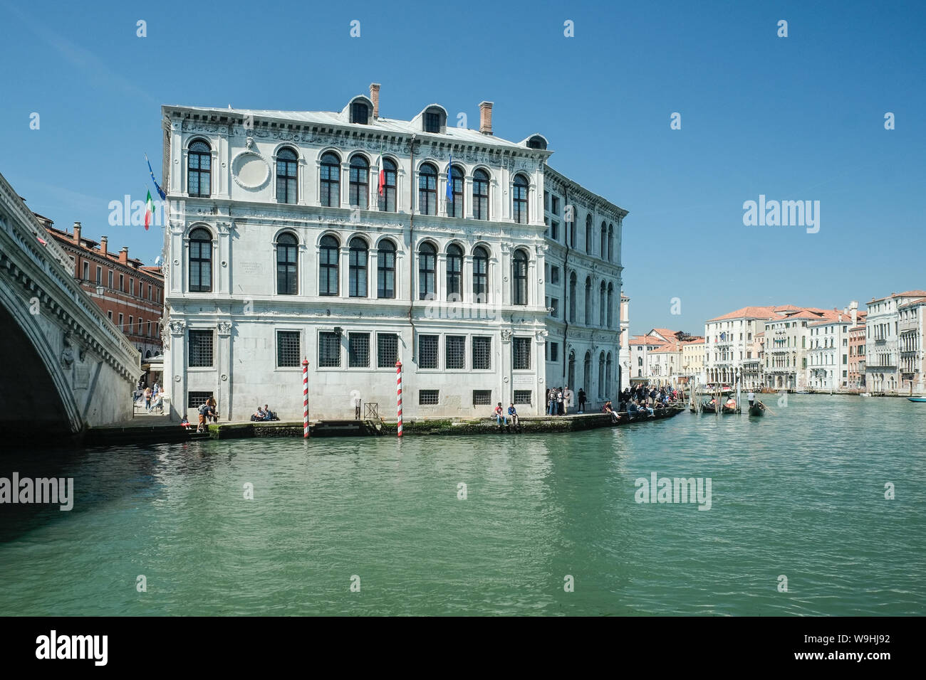 Palazzo dei Camerlenghi sur la Gran Canale, Venise Banque D'Images