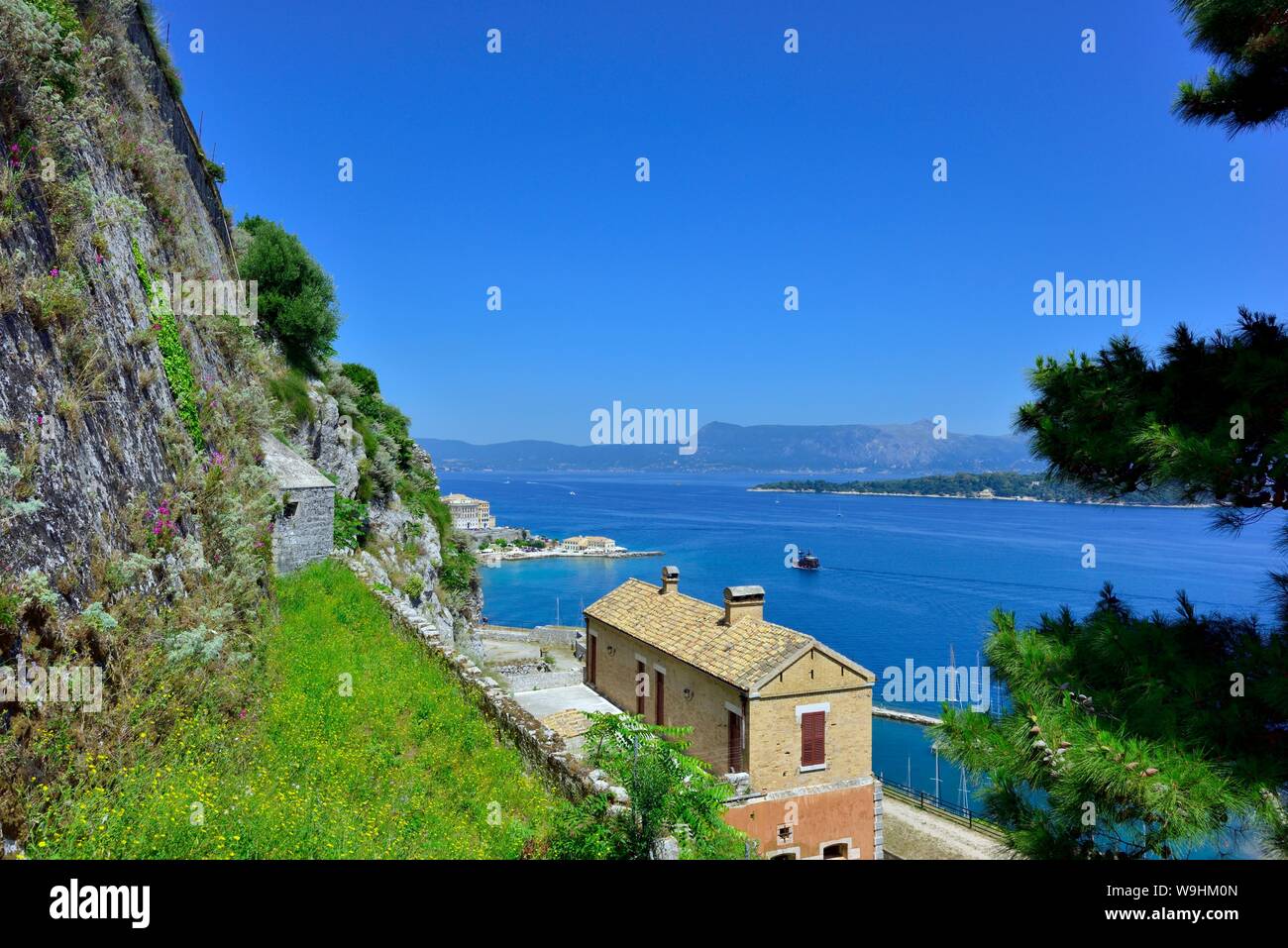 Ancienne forteresse,Kerkyra Corfou,grèce, Banque D'Images