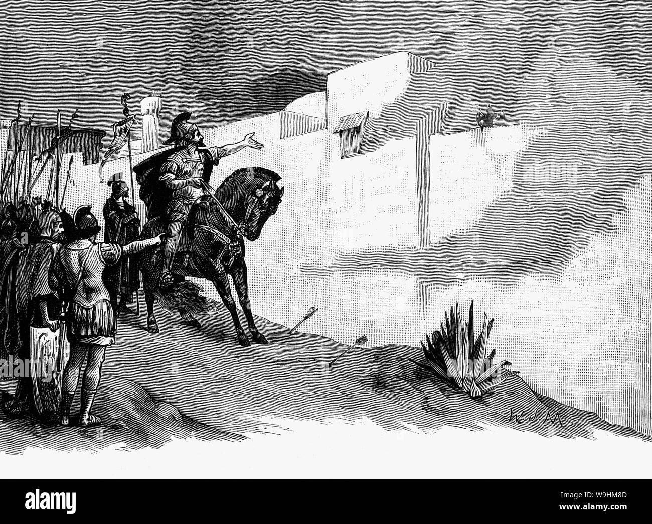 Marcus Junius Brutus (le jeune) (85 av. - 42 avant J.-C.), souvent désigné comme Brutus, en dehors des murs de Xanthus, une ville dans l'ancienne Lycie, dans la Province d''Antalya, Turquie. Brutus était un politicien de la fin de la République romaine qui a joué un rôle de premier plan dans l'assassinat de Jules César. Après la mort de César, Consul de Marc Antoine est devenu le chef officiel de l'état, tandis que Brutus a pris la partie adverse. Xanthus soutenu Marc Antoine et a été détruit dans la guerre civile romaine, vers 42 avant J.-C., par Brutus, mais plus tard reconstruite sous Marc Antoine. Banque D'Images