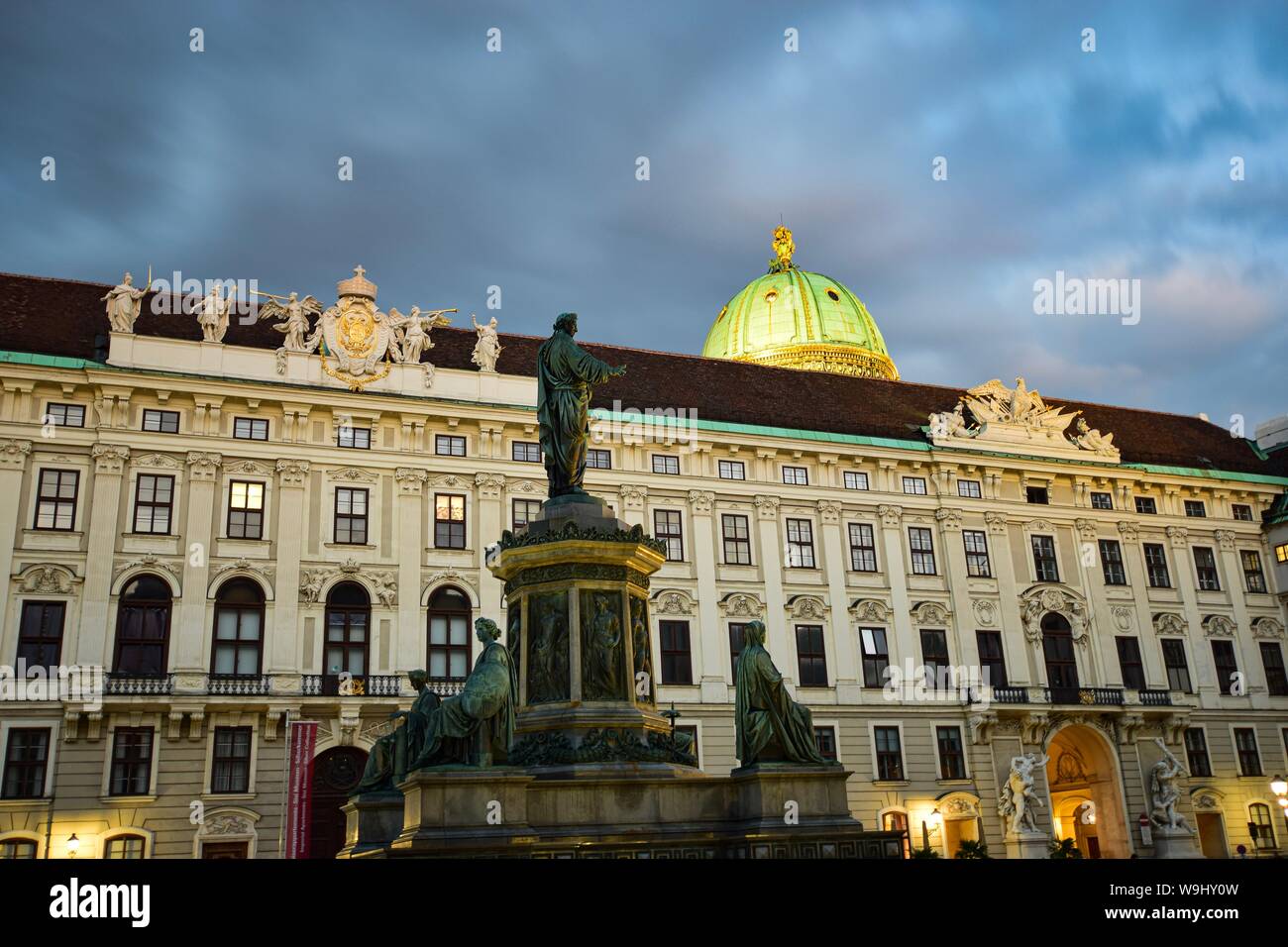 Michaelerplatz à Vienne, Autriche Banque D'Images