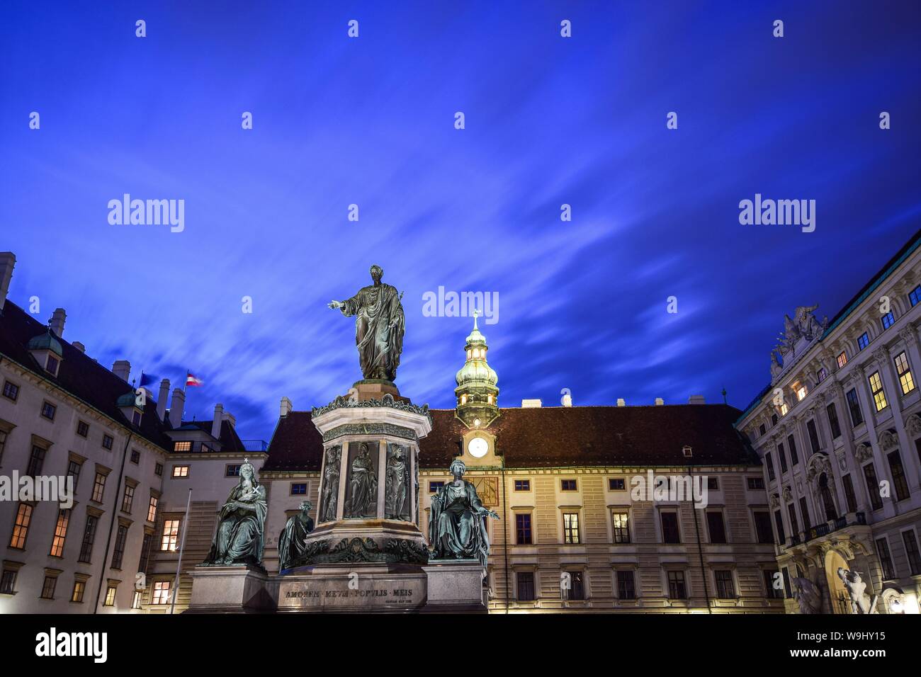 Michaelerplatz à Vienne, Autriche Banque D'Images