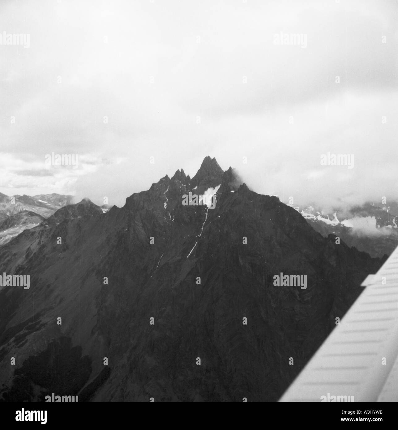 Von Kurzflug Chili nach Ushuaia en Argentine, 1960 er Jahre. Vol rapide du Chili à Ushuaia en Argentine, 1960. Banque D'Images