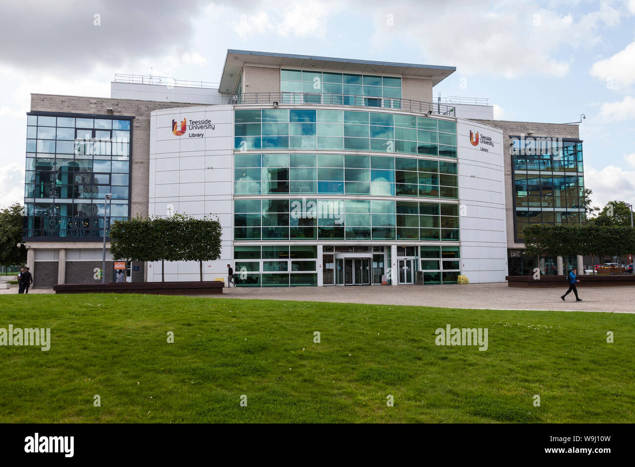 La bibliothèque de l'Université de Teesside à Middlesbrough, Angleterre, Royaume-Uni Banque D'Images