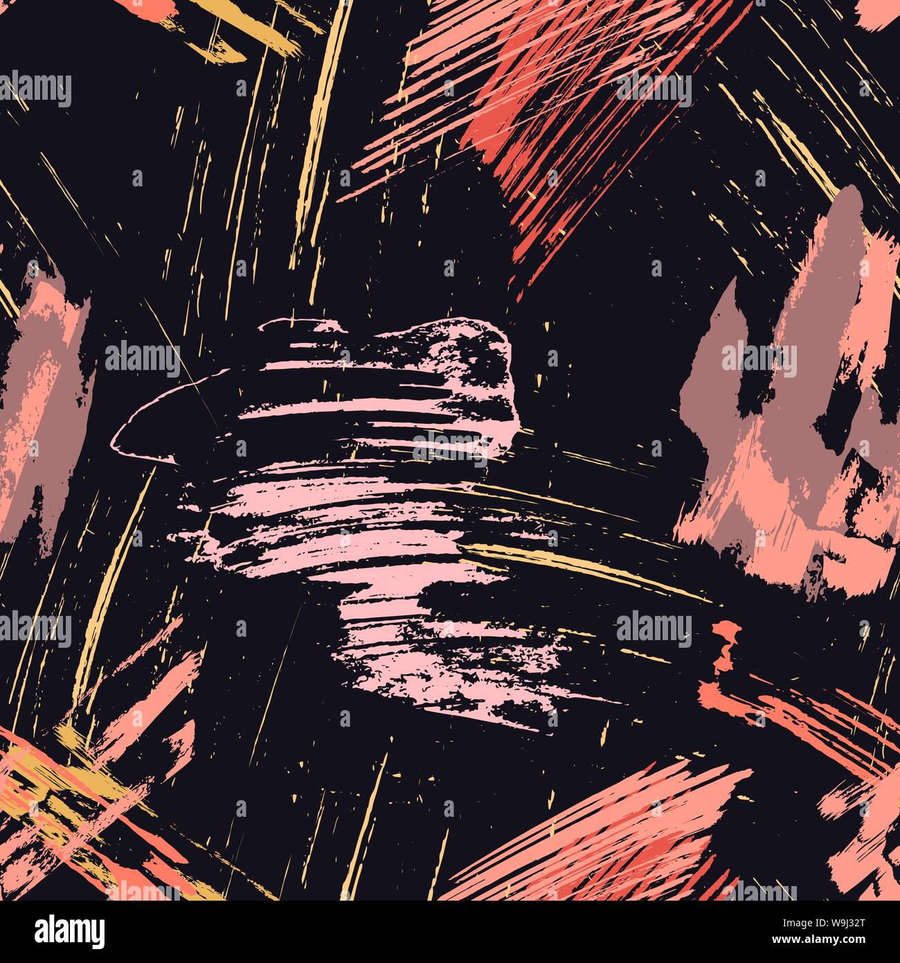 Seamless background des taches d'encre Illustration de Vecteur