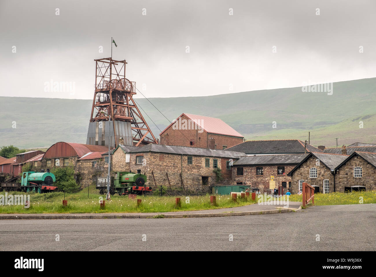 Big Pit National Coal Museum, Blaenavon, Torfaen, Galles du Sud, FR, UK Banque D'Images