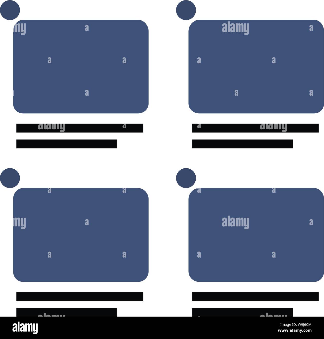 Images de Storyboard rendus graphiquement sous la forme d'une icône Illustration de Vecteur