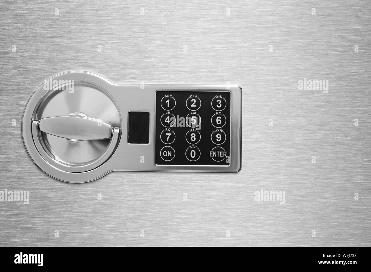 -Cell-fort avec code lock Banque D'Images