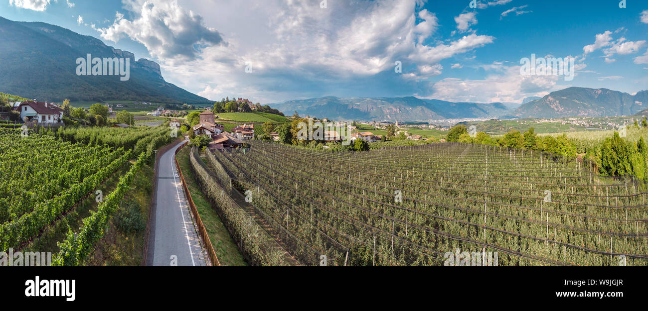 Schloss Freudenstein castle, Eppan an der Weinstraße - Appiano sulla Strada del vino, , Südtirol - Alto Adige, Italie, 30071299 *** *** légende locale Banque D'Images