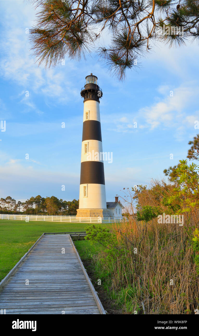 Bodie Island Lighthouse, Cape Hatteras National Seashore, North Carolina, USA Banque D'Images